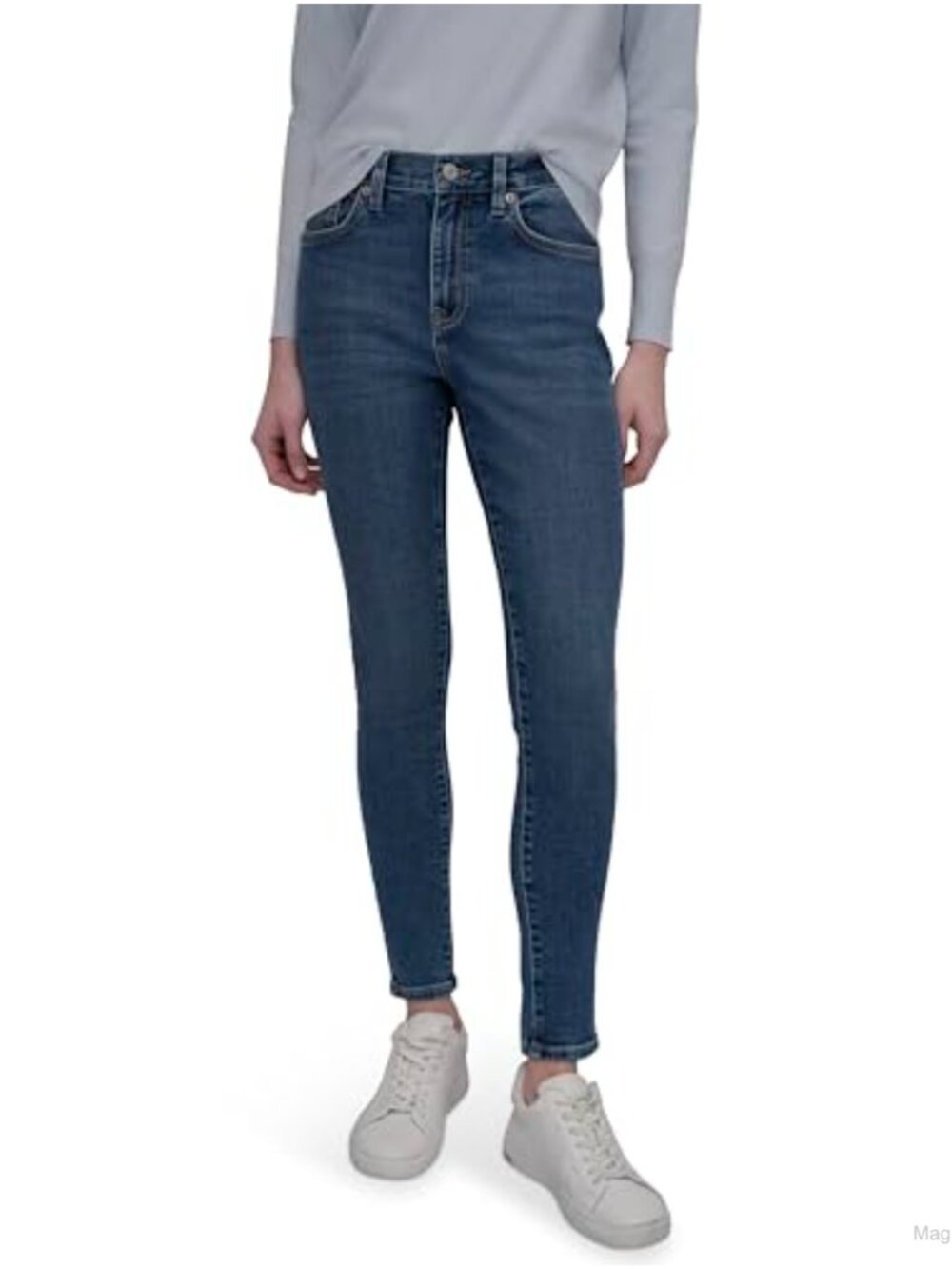 DKNY Skinny Denim Jeans High Rise Stretch Ankle Women's